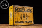 Antique Reflex Spark Plugs Advertising Bin