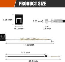 Universal Recliner Cable Replacement - Sofa Couch Recliner Release Cables - u...