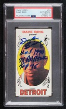 PSA/DNA 1969-70 Topps Dave Bing #55 PSA/DNA Authentic Card & Auto Rookie RC HOF. rookie card picture