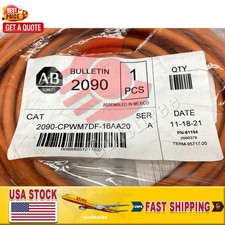 Allen Bradley 2090-CPWM7DF-16AA20 Motor Power Cable  US Free Tax