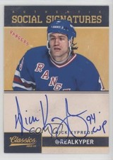 2012-13 Panini Classics Signatures Social Nick Kypreos #SS-NK Auto 05u8