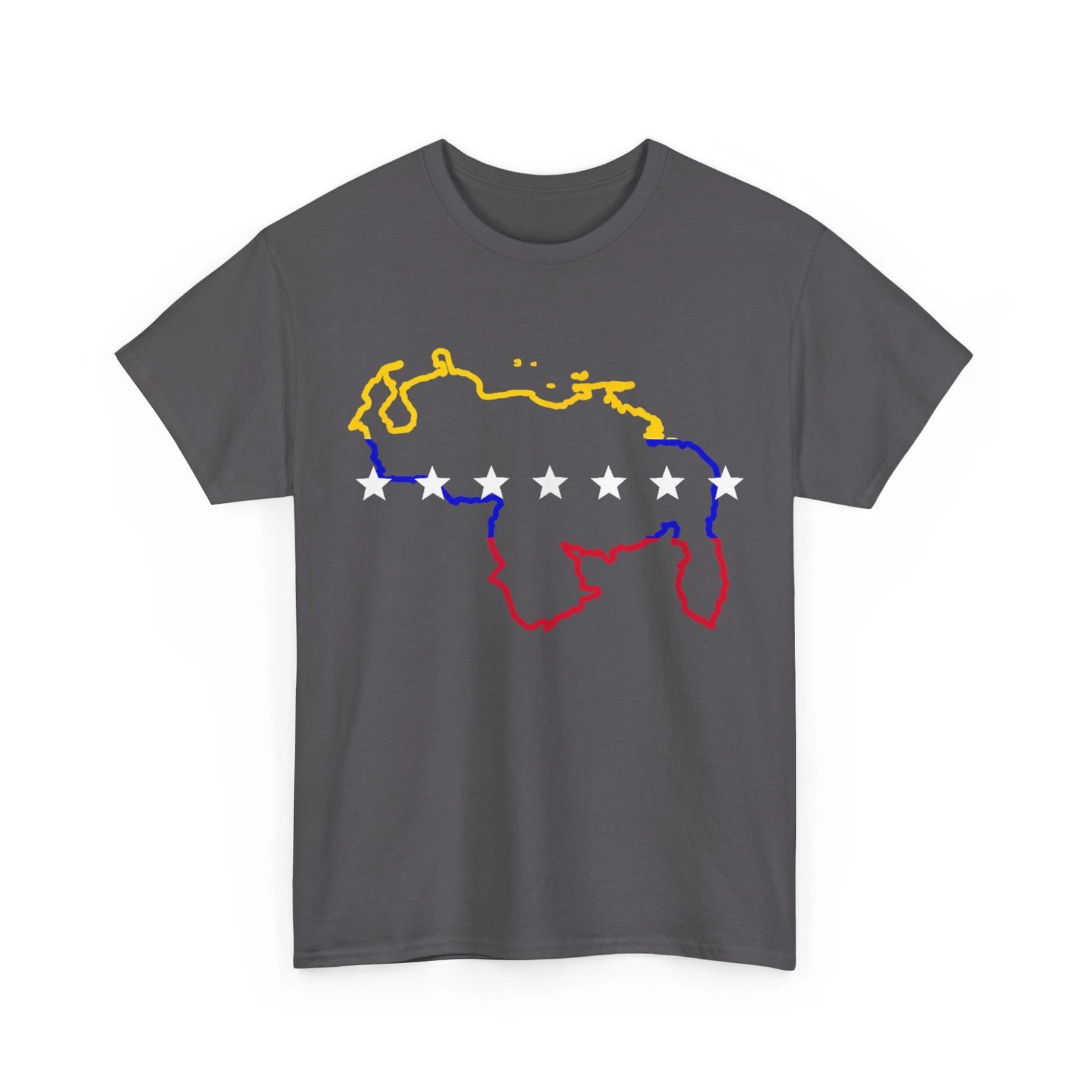 Venezuela map 7 Stars Flag T-Shirt