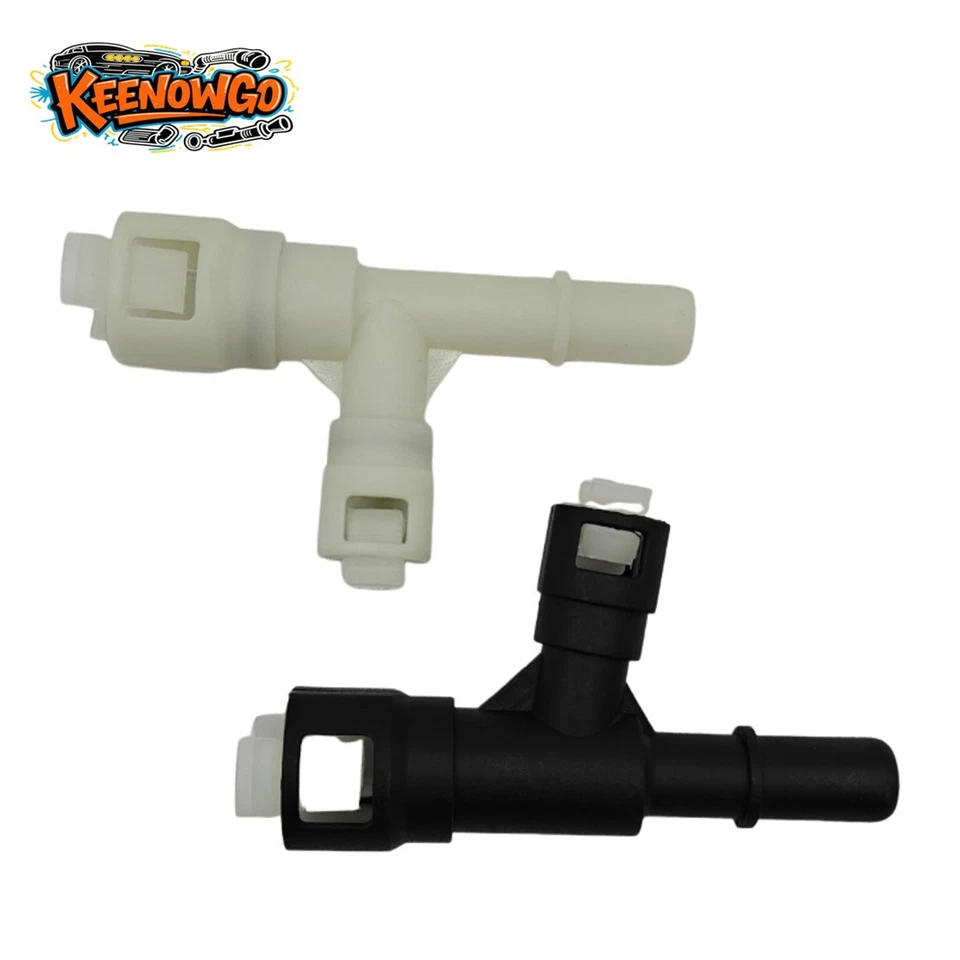 Camiseta conector manguera entrada calentador 2 piezas para Chevy Tahoe GMC Yukon Cadillac 2000-14 Foto 4 de 4