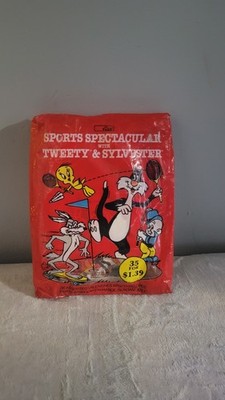 Vintage Tweety & Sylvester Sports Spectacular Valentines Sealed 35 Ct Bag w/...
