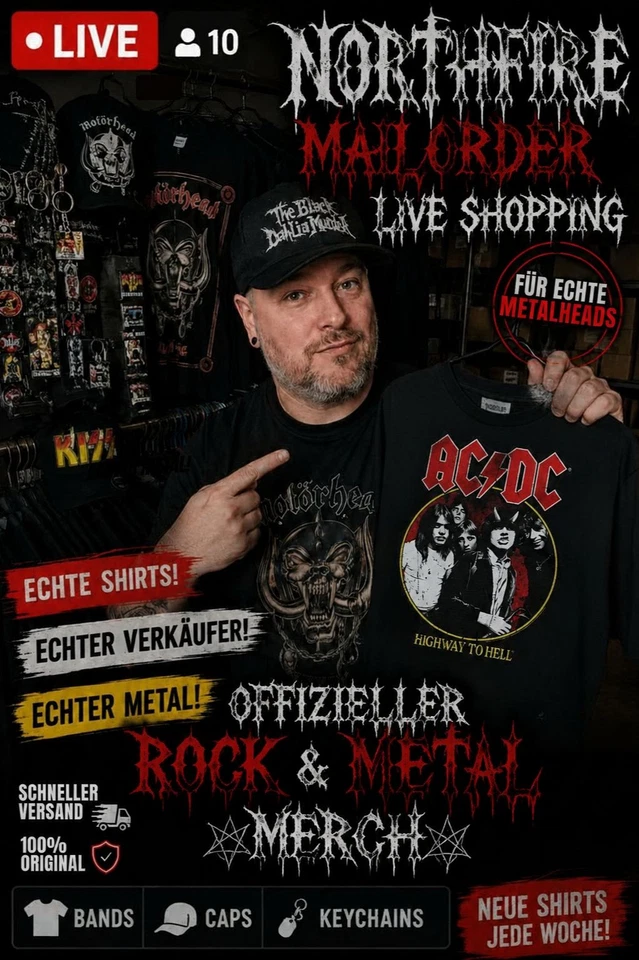 #5 kurzer spontaner Bandshirt Verkauf bis ca. 12:30-13 Uhr