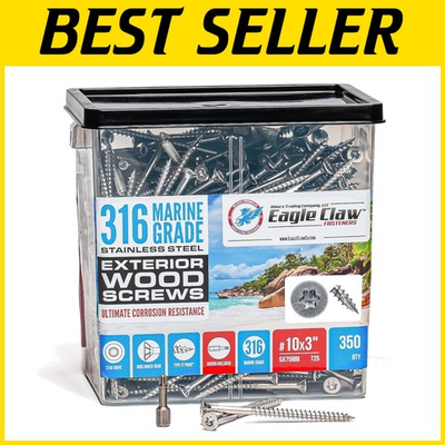 #ad #ad Eagle Claw Fasteners 316 Stainless Steel Screws 350 $202.39
