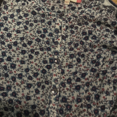 Pink Chicken Tween Size 7 / 8 Dress Boho Sheer Dress Top For Leggings Girls Blue - Picture 13 of 24
