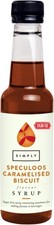 Simply Sugar Free Speculoos Caramelised Biscuit Syrup, Vegan  (250ml)