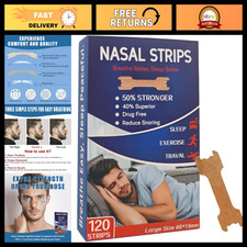 Extra Strength Nasal Strips for Snoring Relief  Improved Breathing Aid