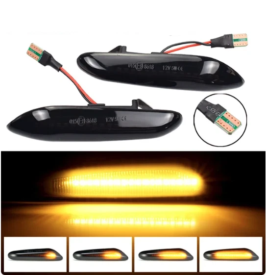LED Clignotant dynamique Orange répétiteur pour BMW X3 E83 expédition sous 24h - Photo 2/3