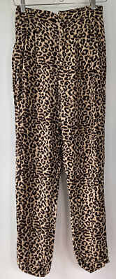 Cotton : On Leopard Joggers Size 4
