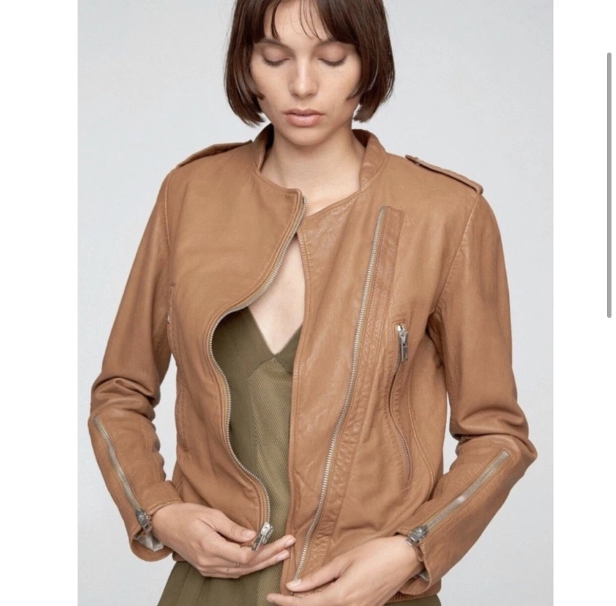 Rag Bone Lyon Leather Jacket. Size 00. NWT. Retail 1300 eBay