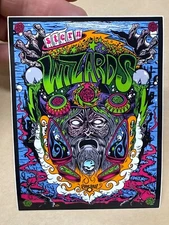 NOS Stern WIZARDS sticker by Dirty Donny - 3.75" x 5"