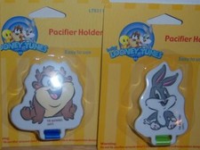 New Looney Tunes Pacifier Holder, Taz, Bugs Bunny, Baby Shower