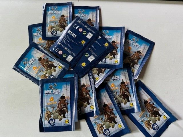 Thumbnail - 15 Packungen Lidl Sammelbilder Ice Age Kollision Voraus - Ovp