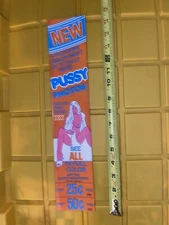 PU$$Y Photos VINTAGE ORIGINAL CONDOM VENDING MACHINE WATER DECAL