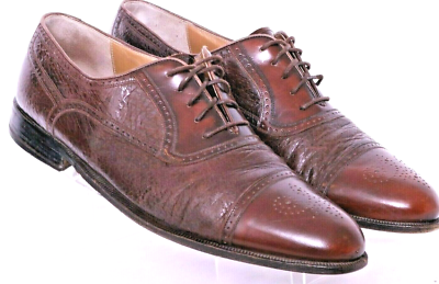 Johnston & Murphy Domani 6910 Brown Cap Toe Italy Oxfords  display picture 2
