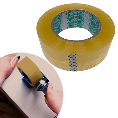 Transparent Fort Emballage Colis Bande Carton Soudure 48mm X 160m Ruban Adhésif - Photo 1/4
