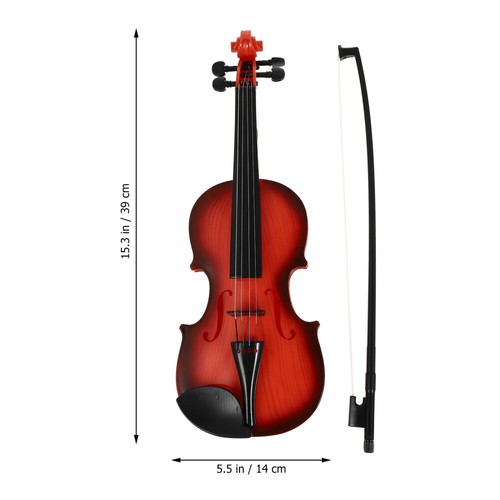 Simulated Violin Toys Violins Music Set Toddler Child Plastic Beginner - 第 8/12 張圖片