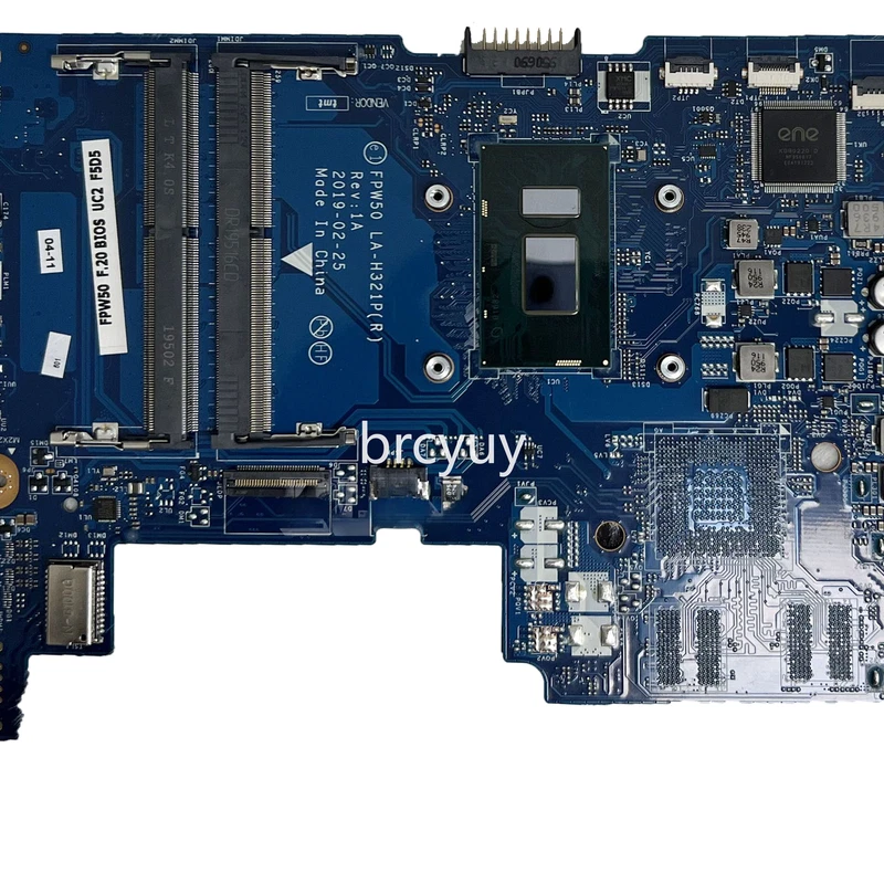 LA-H321P(R) For HP 15-DW 15S-DU 15-DW Motherboard With I3-8130U I5-8250U UMA 4