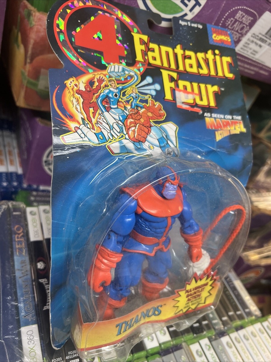 Thanos Figure Fantastic Four Marvel Action Hour 1995 ToyBiz damage