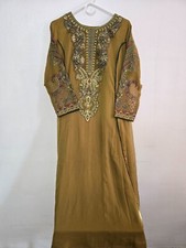 3pcs Green Maxi Dress – Beautiful Embroidery