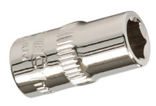 Image of SilverLine 17mm 12pt deep socket 3/8" Chrome Vanadium 12PT