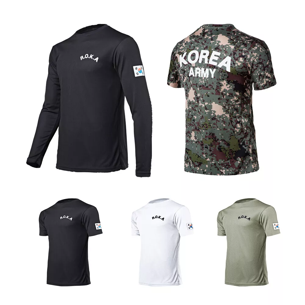 ROKA Korea Army Military Shirts Tactical T-Shirt Long/Short Sleeves BTS DP