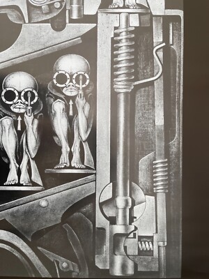 H.R GIGER, 'BIRTHMACHINE,1967', AUTHENTIC LICENSED 1998 H.R GIGER