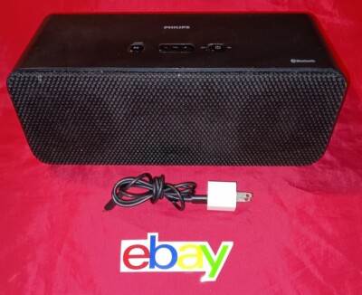 ワイヤレスポータブルスピーカー ブラック SBT30BLK Philips Bluetooth Wireless Speaker SBT300BLK/37 WIRED / BATTERY