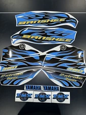 2007 Yamaha banshee full graphics decal kit ..THICK AND HIGH GLOSS