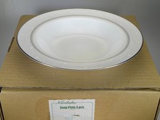 Noritake Yardsley Rimmed Soup Bowls Set of 4 NEW IN BOX Pattern # 4831