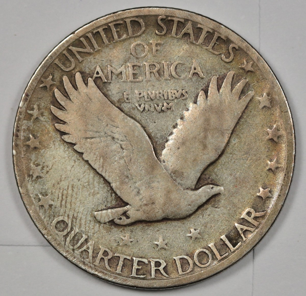 1930-s Liberty Standing Quarter. Error. Clashed 