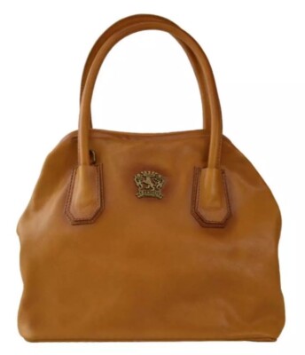 NWT PRATESI FIRENZE MADE IN ITALY LEATHER SATCHEL BAG