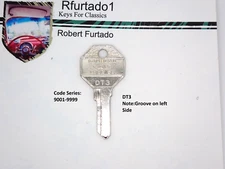 Key Blank for Datsun Nissan Primary Key 1958 to 1965 (see Code Series) DT3