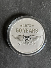 2023 Niue 1oz $2 Aerosmith 50th Anniversary Silver bullion coin 42.20 per troy oz