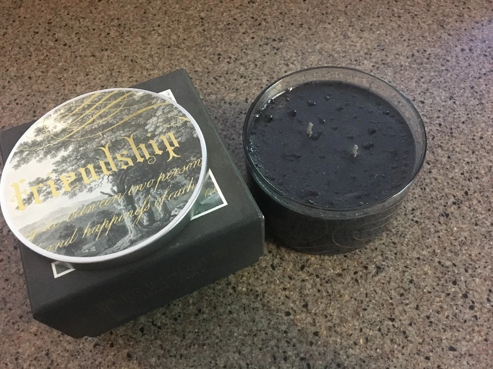 Vela de vidrio perfumada Friendship de Fringe Studio ¡Rara nueva! Foto 2 de 2