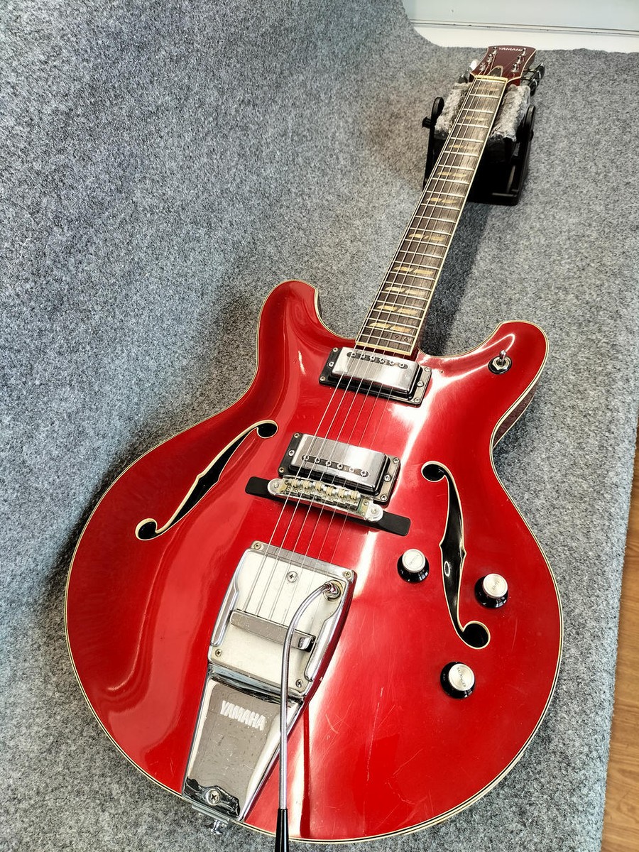 YAMAHA Model SA-50B Semi-Acoustic Dark Red Electric Guitar