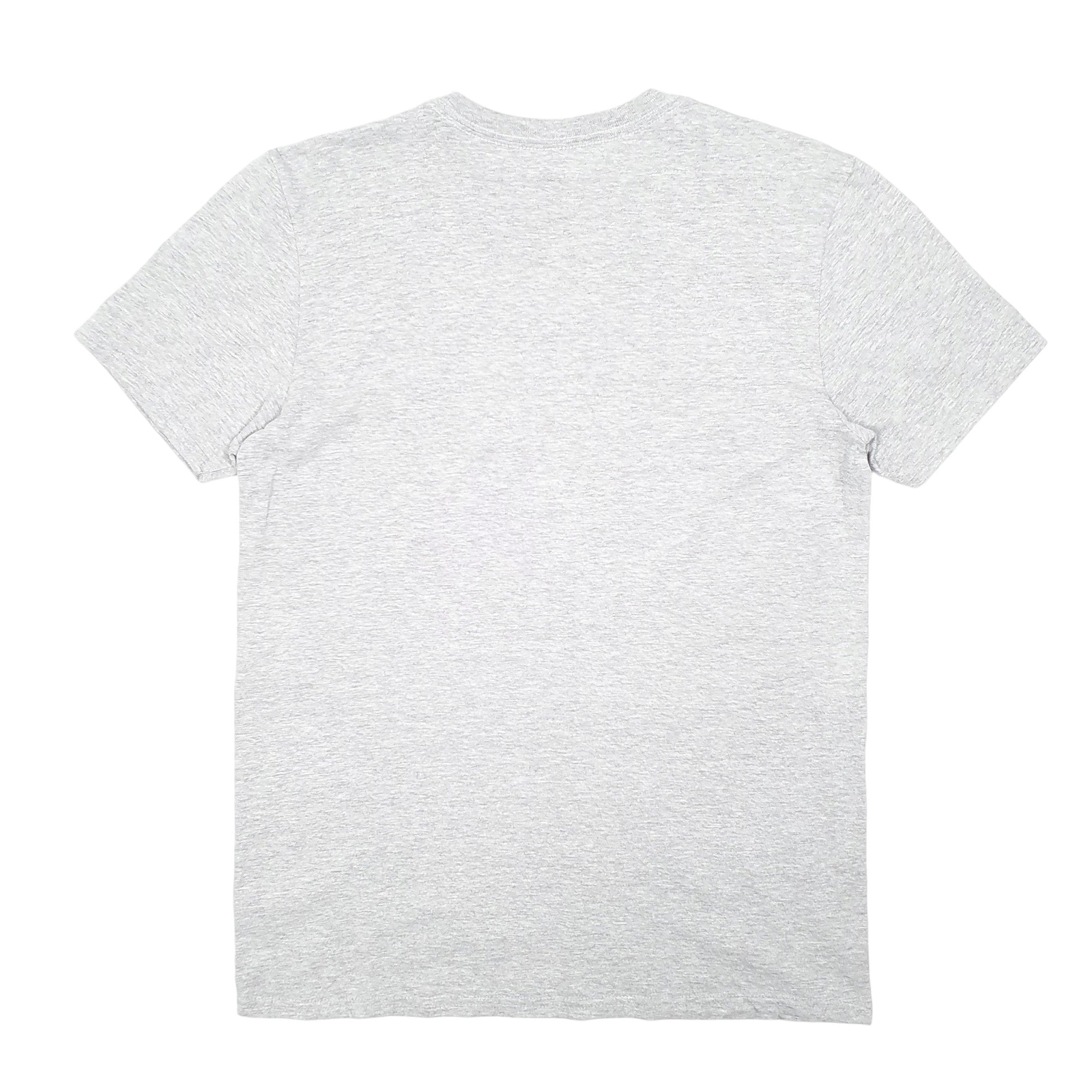 ADIDAS Grey T Shirt Tee Spellout Short Sleeve Cotton Mens M image 2