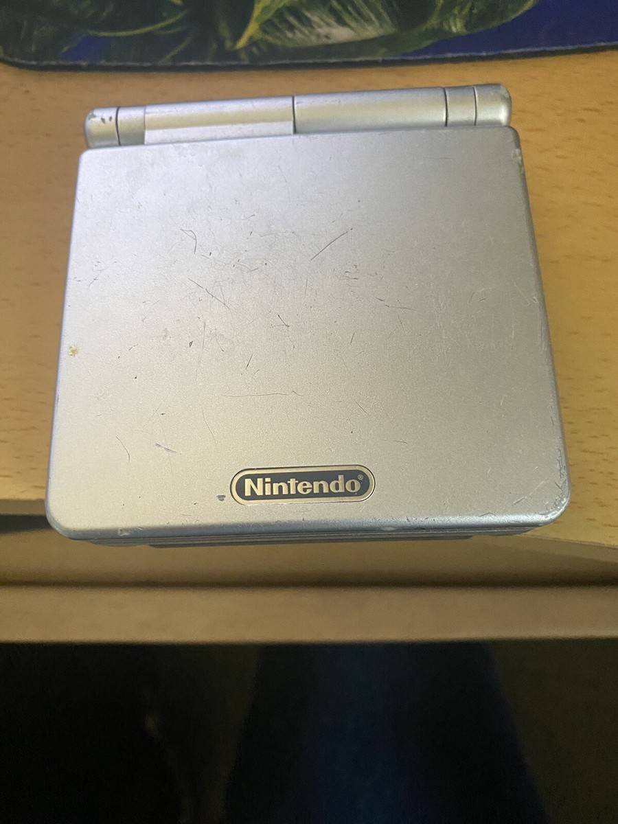 Nintendo Game Boy Advance SP シルバー Nintendo GBA Gameboy Game Boy Advance SP Console (Platinum