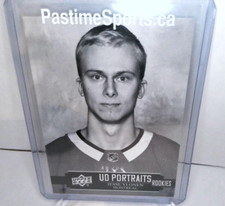 2021-22 UD Portraits #P-67 Jesse Ylonen Black & White SP 48/99