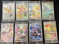 Pokemon S-Chinese 2024 Eevee Display Frame Box Complete 8 Promo Cards Sealed New