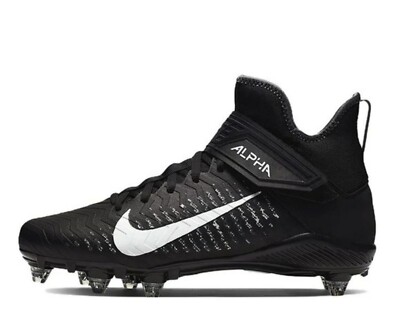 NEW Nike Alpha Menace Pro 2.0 Football Cleats Shoes, Black, CK4277