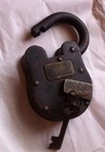 Vtg Colorado State Penitentiary Padlock & Keys Heavy Metal Jailhouse Prison Lock — photo 7