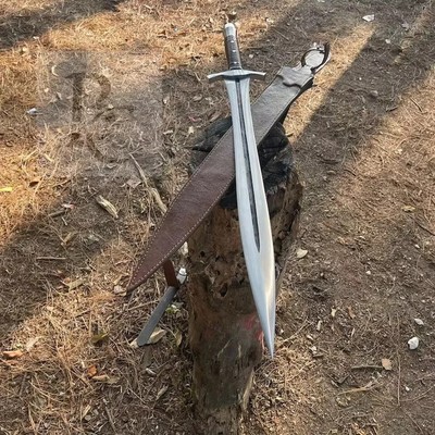 Hand Forged Carbon Steel Viking Sword Sharp/Battle Ready Medieval Sword