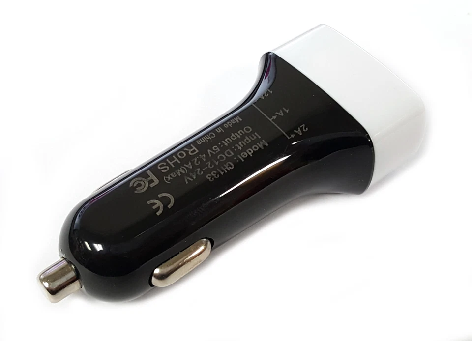 Adaptador Cargador Coche USB Doble 3 Puertos Rápido 4.2A para Samsung Galaxy S6 Note 3 4 Edge Foto 4 de 4