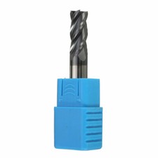 12mm Dia. LOC 30MM OAL 75MM TUNGSTEN CARBIDE END MILL 4 FLUTE TiAIN COATED