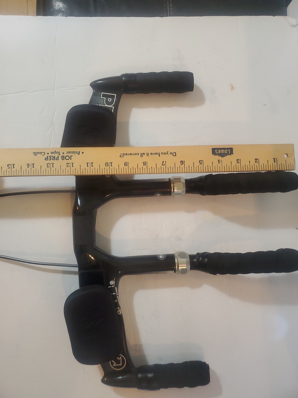 3T Pro TT / Time trial Aero Carbon Bars W Internal Cables Excellent Condition 