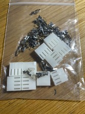 A lot of TEN 10 Molex connectors 09-50-3xx1 with pins