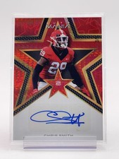 CHRIS SMITH 2023 WILD CARD AUTO MANIA ROOKIE AUTO RED HYPER /6 #AMS-A Q1134. rookie card picture